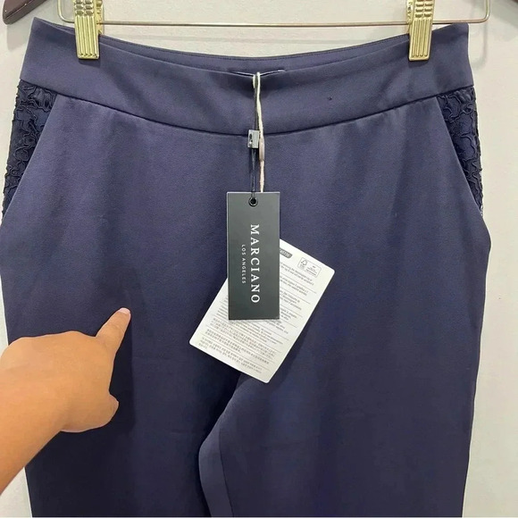 Marciano Los Ángeles Women's Pant Skinny navy blue Side Zipper Size us 2 - Picture 2 of 14